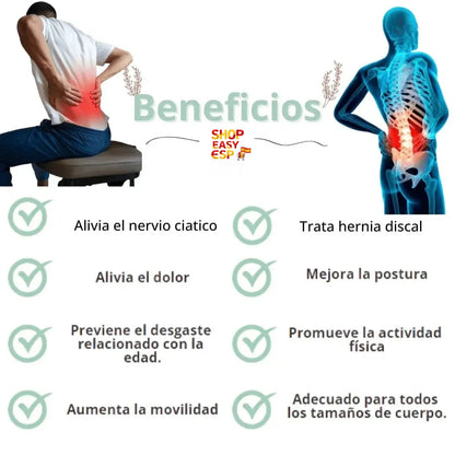 SciatiCare Belt™ Cinturon Ciatica Lumbar, Espalda y Cadera ¡GRATIS GUÍA DIGITAL: "Consejos para mejorar postura y aliviar el dolor"!