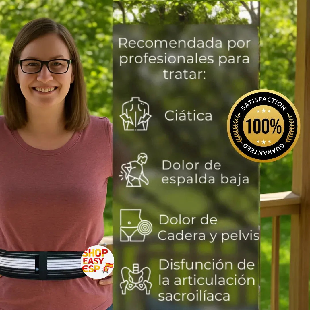 SciatiCare Belt™ Cinturon Ciatica Lumbar, Espalda y Cadera ¡GRATIS GUÍA DIGITAL: "Consejos para mejorar postura y aliviar el dolor"!