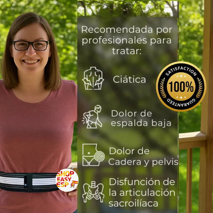 SciatiCare Belt™ Cinturon Ciatica Lumbar, Espalda y Cadera ¡GRATIS GUÍA DIGITAL: "Consejos para mejorar postura y aliviar el dolor"!